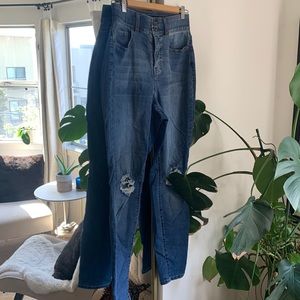 Fashion to figure size 12 skinny ripped jeans. High waist